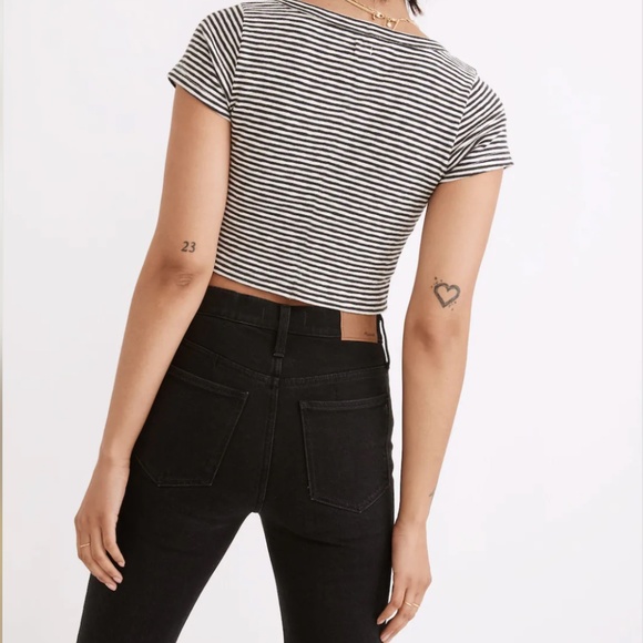 Bundle: Perfect Madewell Cropped Basic Tees - Picture 7 of 10